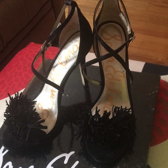 Sam Edelman Shoes - Sold Out Sam Edelman Aisha Black Suede Heel